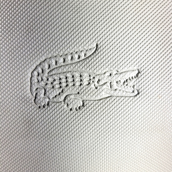 Lacoste birch white small back pack knapsack black straps - Picture 11 of 11